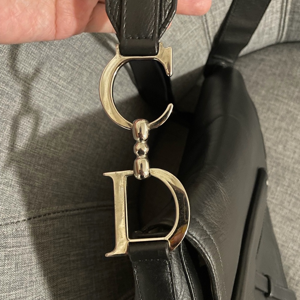 Dior Saddle Black Leather Bag - Picture 2 of 5